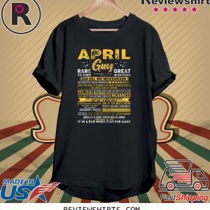 April Guy Birthday Rare To Find Romantic Born In April Unisex TShirt