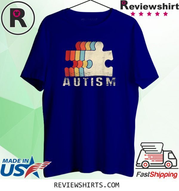 Autism Awareness 70s 80s Vintage Shirt