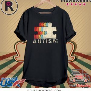 Autism Awareness 70s 80s Vintage Shirt