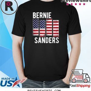 Bernie Sanders Black US Flag Vintage America Flag Not Me Unisex TShirt