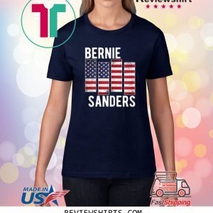 Bernie Sanders Black US Flag Vintage America Flag Not Me Unisex TShirt