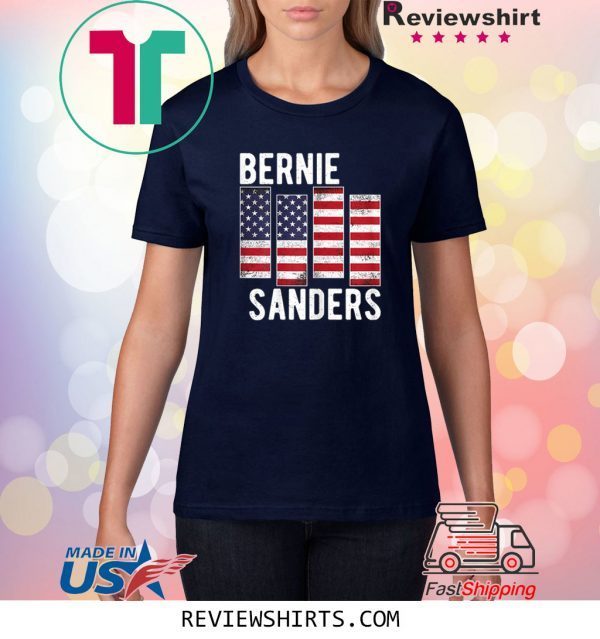 Bernie Sanders Black US Flag Vintage America Flag Not Me Unisex TShirt