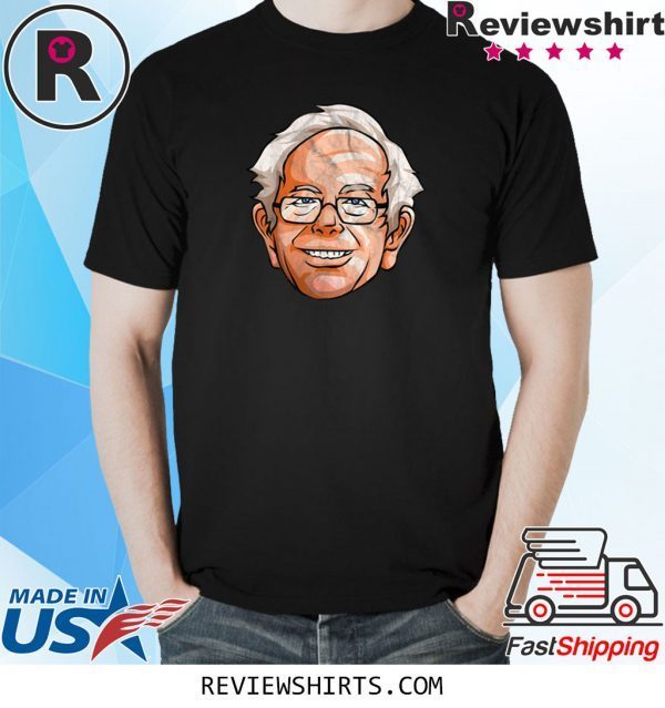 Bernie Sanders Presidential Portrait Bern Hair Glasses TShirt