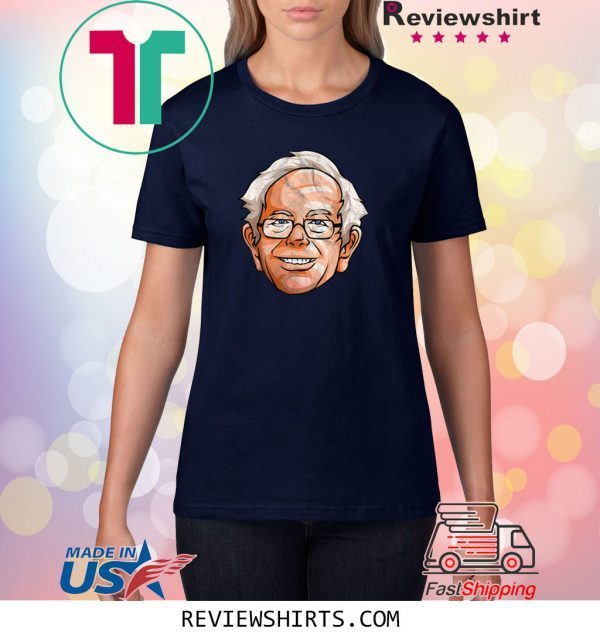 Bernie Sanders Presidential Portrait Bern Hair Glasses TShirt