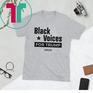 Black Voices For Donald Trump 2020 Shirt