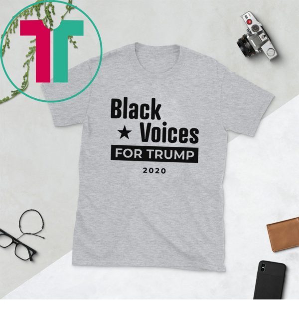 Black Voices For Donald Trump 2020 Shirt