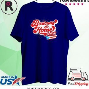 Boricuas at Home 2020 Bandera Puerto Rico Flag Map Unisex TShirt