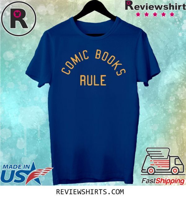 COMIC BOOKS RULE UNISEX T-SHIRT