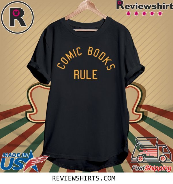 COMIC BOOKS RULE UNISEX T-SHIRT