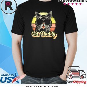 Cat Daddy Cat Lover Gift For Men, Best Cat Dad Ever Tee Shirt