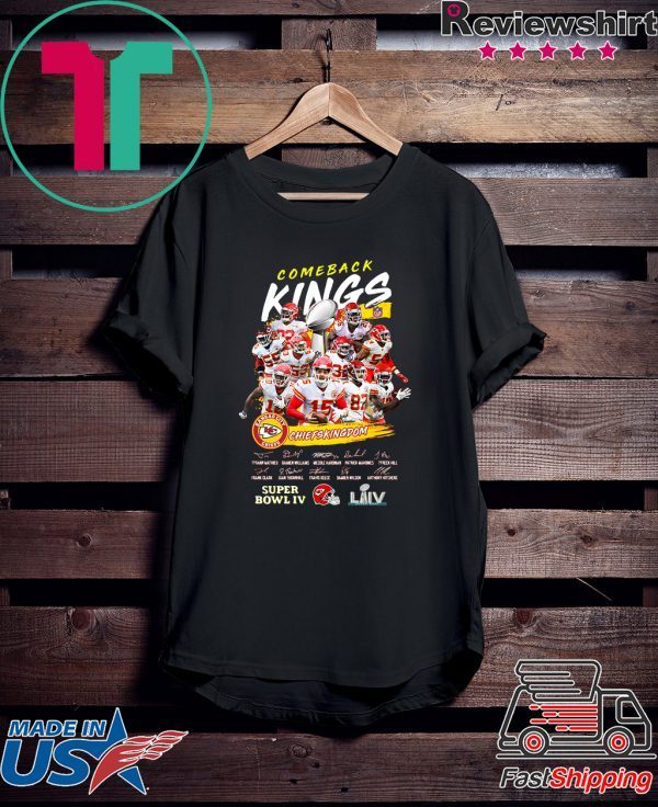 Comeback Kings Chiefs Kingdom Super Bowl IV Kansas City Chiefs Shirt