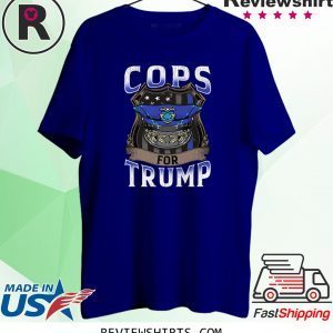 Cops For Trump 2020 Thin Blue Line US Flag Police 2020 Shirts