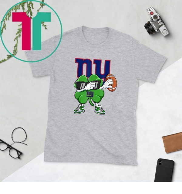 Dabbing Shamrock Football St Patrick’s Day NewYork Giant TShirt