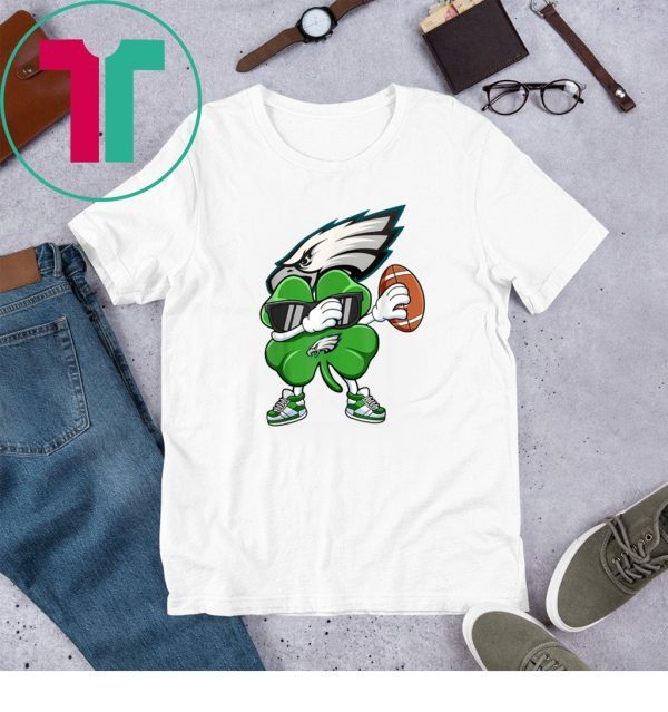 Dabbing Shamrock Football St Patrick’s Day Philadelphia Eagle Unisex T-Shirt