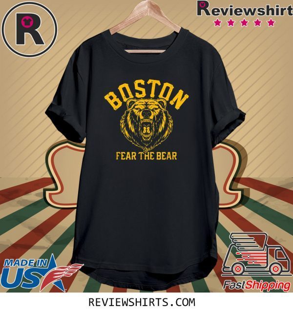 Fear The Bear Hockey Beware of Boston TShirt