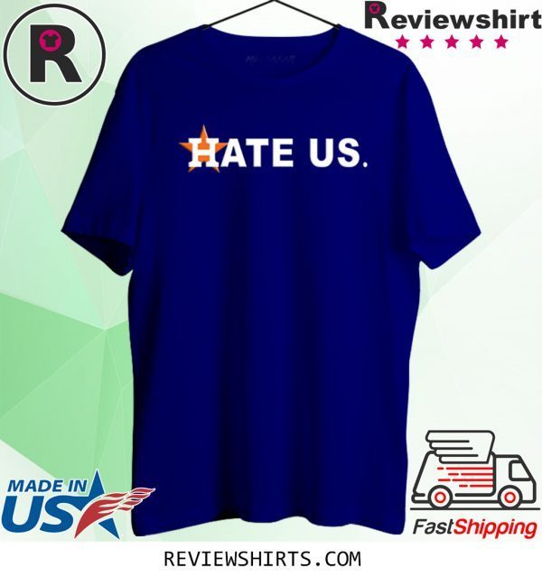 Hate Us Houston Baseball Tee Shirt