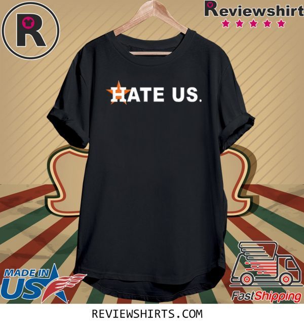 Hate Us Houston Baseball Tee Shirt