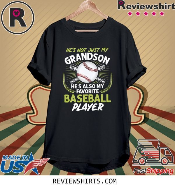 He's Not Just My Grandson He's Also My Favorite Baseball 2020 TShirt