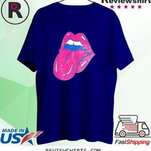 Hot Pink Lips Mouth Tongue Out T-Shirt