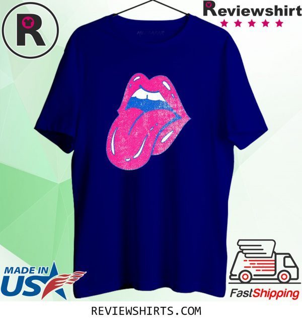 Hot Pink Lips Mouth Tongue Out T-Shirt