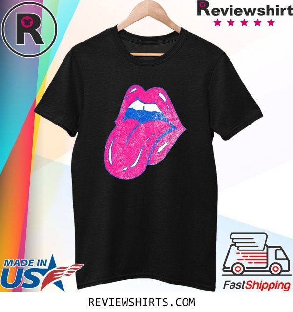 Hot Pink Lips Mouth Tongue Out T-Shirt