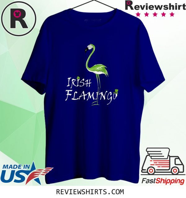 Irish Flamingo St Patricks Day TShirt