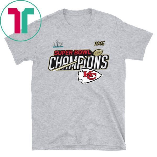 Mens KC Chiefs Super Bowl LIV Champions NFL Shirt