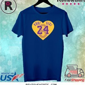 Kobe Gigi 24 Heart T-Shirt