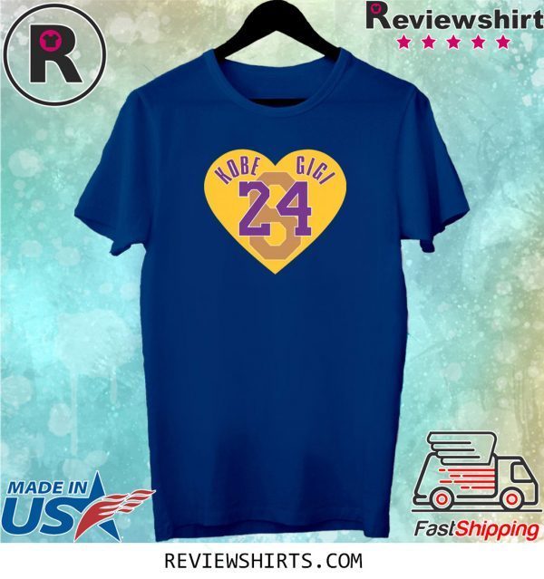 Kobe Gigi 24 Heart T-Shirt