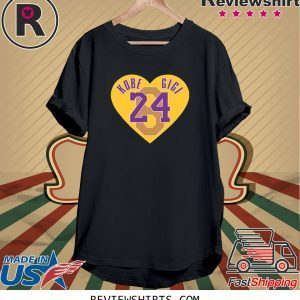 Kobe Gigi 24 Heart T-Shirt