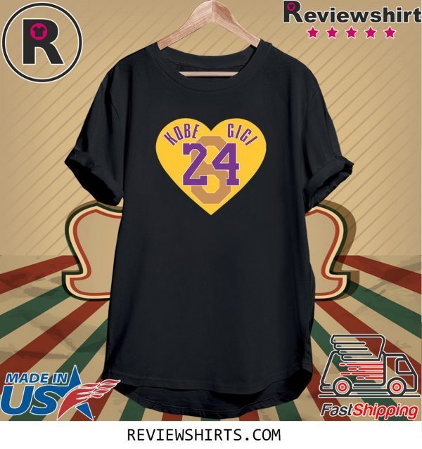 Kobe Gigi 24 Heart T-Shirt