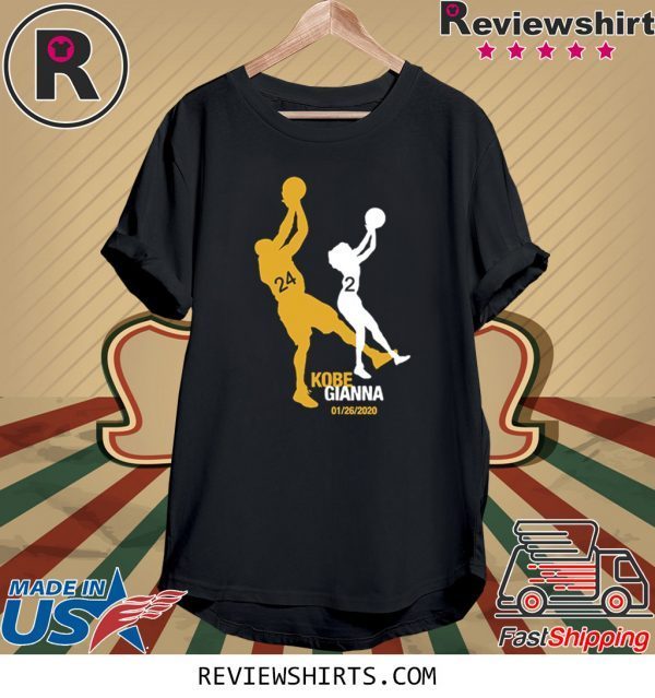 Kobe Spirit Basketball No 24 GIANNA Shoot Never Merch Forget Tee Shirt