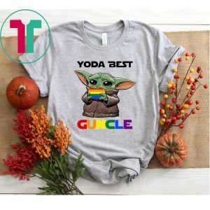 LGBT Baby Yoda Best Guncle Tee Shirt
