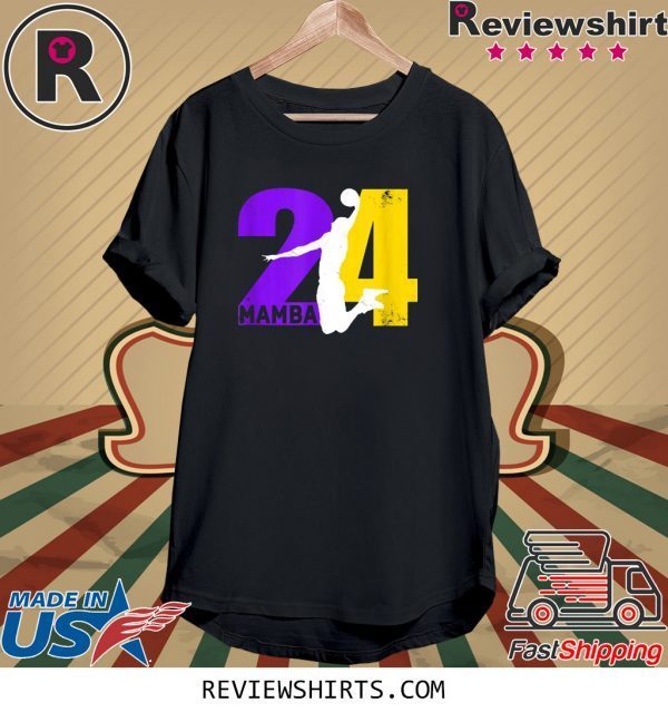 Legend Mamba No 24 Basketball Legends Tee Shirt