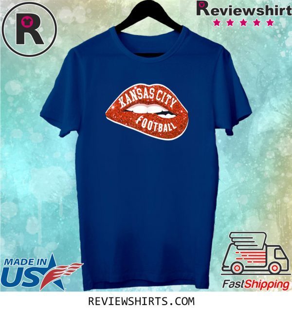 Lips Kansas City Football Tee Shirt