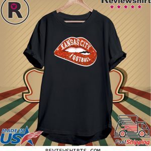 Lips Kansas City Football Tee Shirt