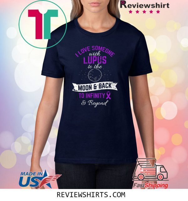 Lupus Awareness Support Warrior Fighter Purple Ribbon Shirts