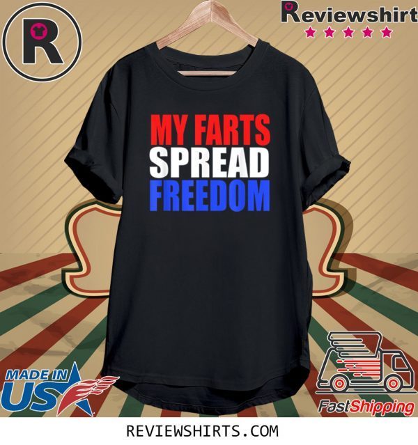 My Farts Spread Freedom Humorous Hillbilly Farting Tee Shirt