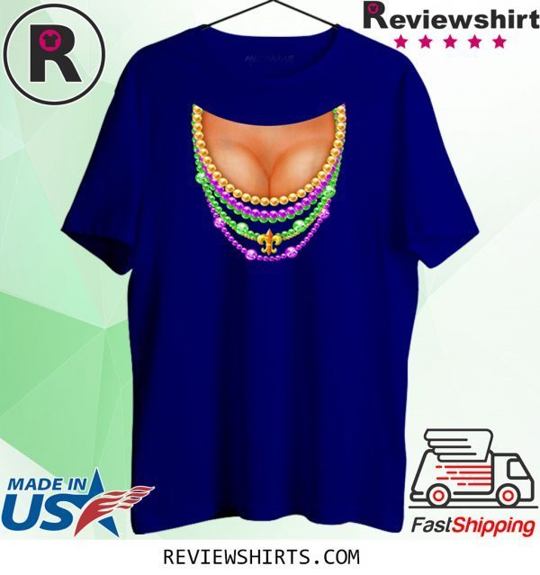 Mardi Gras Breast Outfits Big Boobs 2020 TShirt