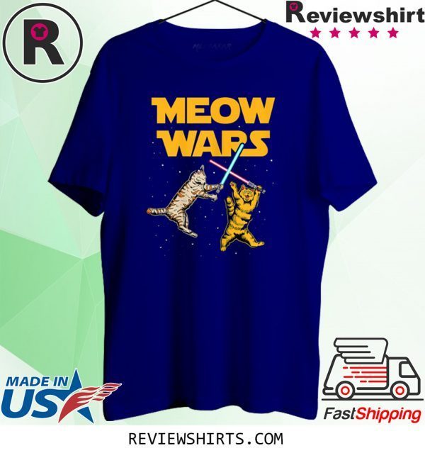 Meow Wars Cat Lover Gift TShirt