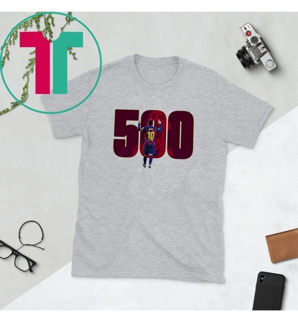 Messi Five Hundred Barcelona 2020 T-Shirt