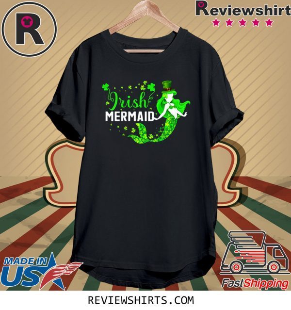 Irish Mermaid St.patrick Day Mermaid Irish 2020 Shirts