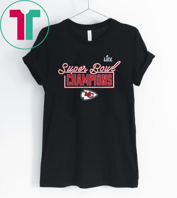 NFL Finaly Kansas City Chiefs Super Bowl LIV Champs Tee Shirt