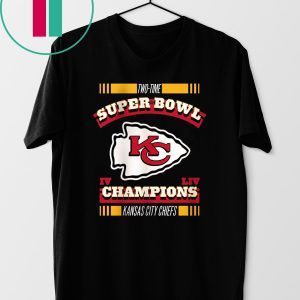 NFL Kansas City Chiefs 2-Time Super Bowl Champs 2020 Shirts