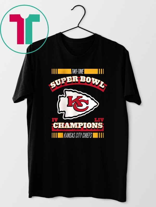 NFL Kansas City Chiefs 2-Time Super Bowl Champs 2020 Shirts