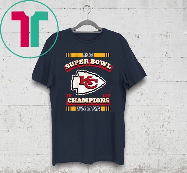 NFL Kansas City Chiefs 2-Time Super Bowl Champs 2020 Shirts