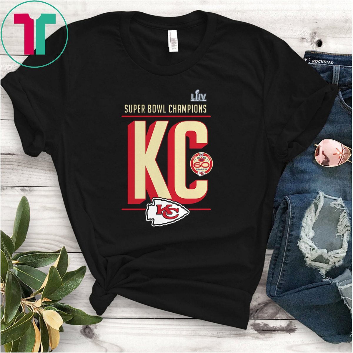 ???? NFL Super Bowl LIV Kansas City Chiefs Champions 2020 Shirt1200 x 1200