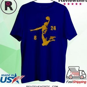 Number 8 and 24 Kobe Bryant Memorial Shirt