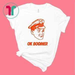 OK Boomer, Orange Grunge Police Retro Vintage Shirt