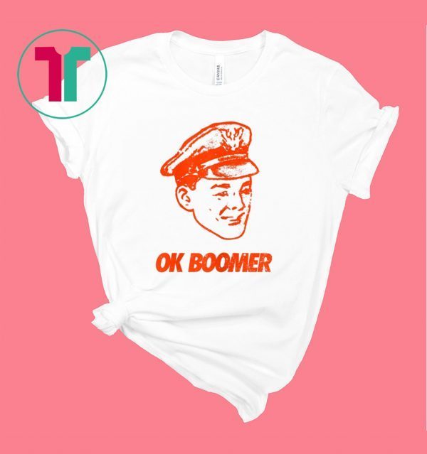 OK Boomer, Orange Grunge Police Retro Vintage Shirt